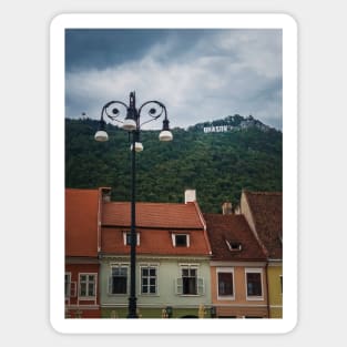 The old town of Brasov Sticker